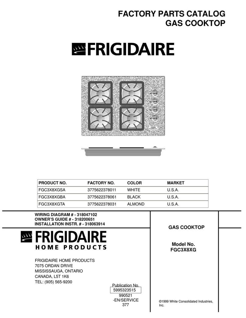 Frigidaire FGC3X8XG Factory parts catalog Frigidaire FGC3X8XG Factory parts catalog