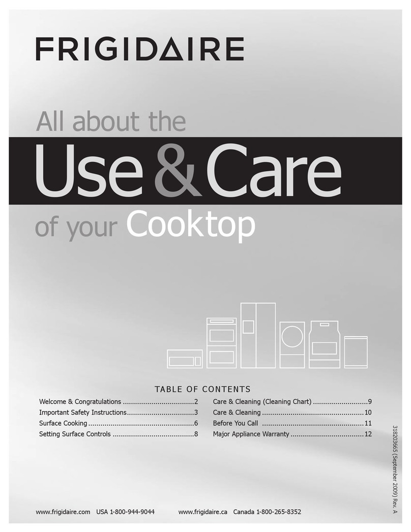Frigidaire FFGC3015L S Owner's manual Frigidaire FFGC3015L S Owner's manual