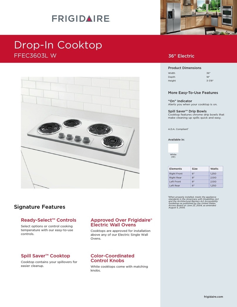 Frigidaire FFEC3603L W User manual