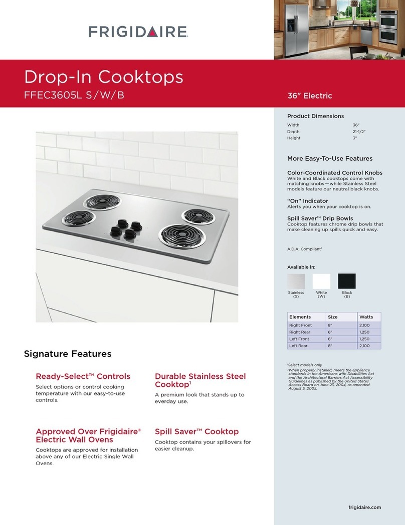 Frigidaire FFEC3605L User manual