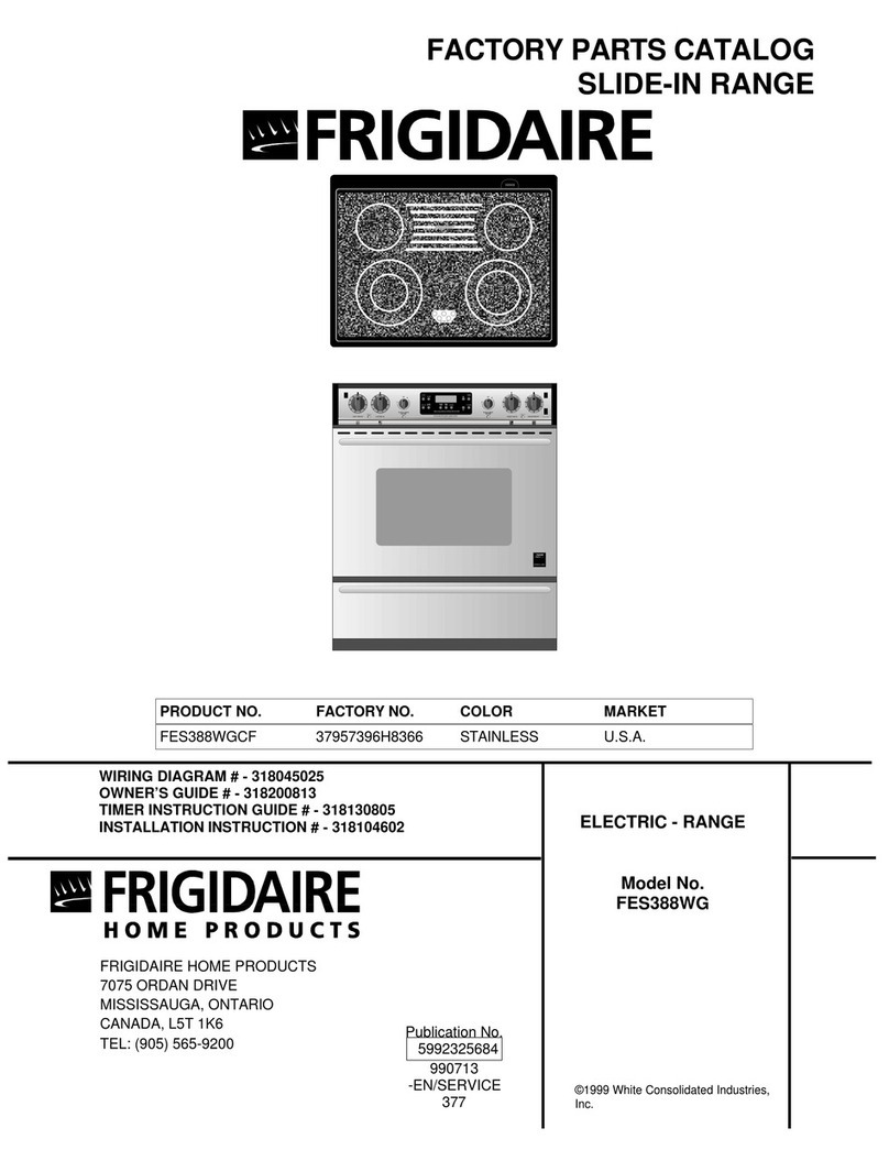 Frigidaire FES388WG User manual Frigidaire FES388WG User manual
