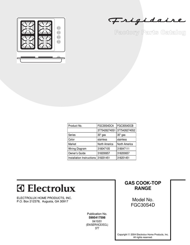 Frigidaire FGC30S4D User manual Frigidaire FGC30S4D User manual