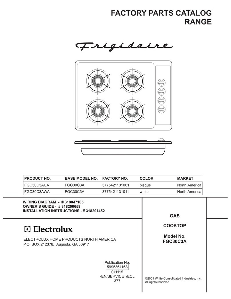 Frigidaire FGC30C3A Factory parts catalog