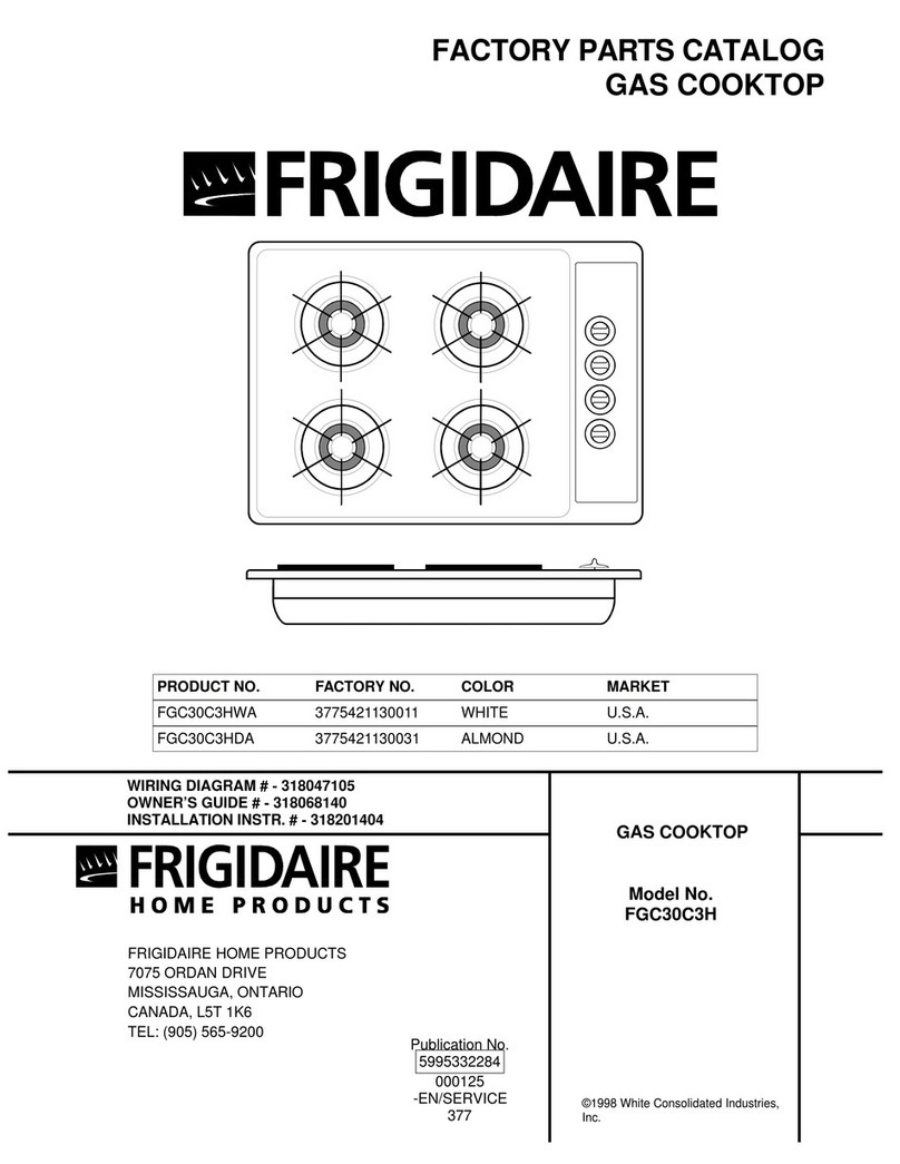 Frigidaire FGC30C3H User manual Frigidaire FGC30C3H User manual