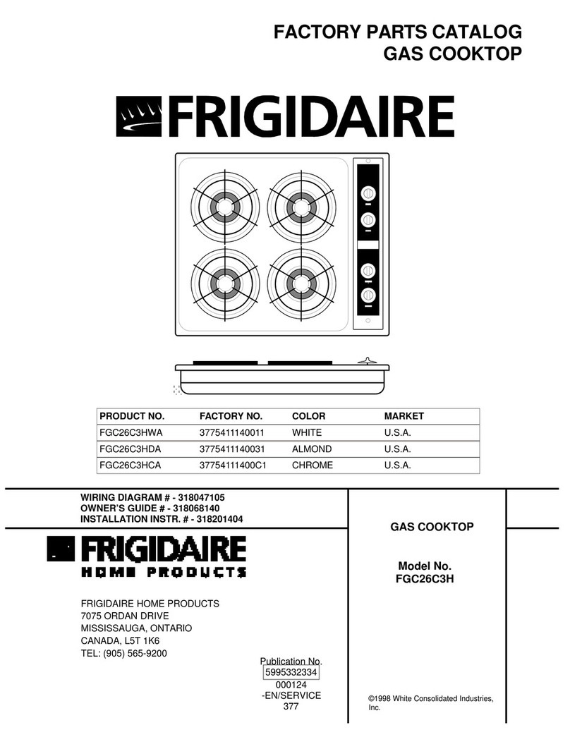 Frigidaire FGC26C3H Factory parts catalog