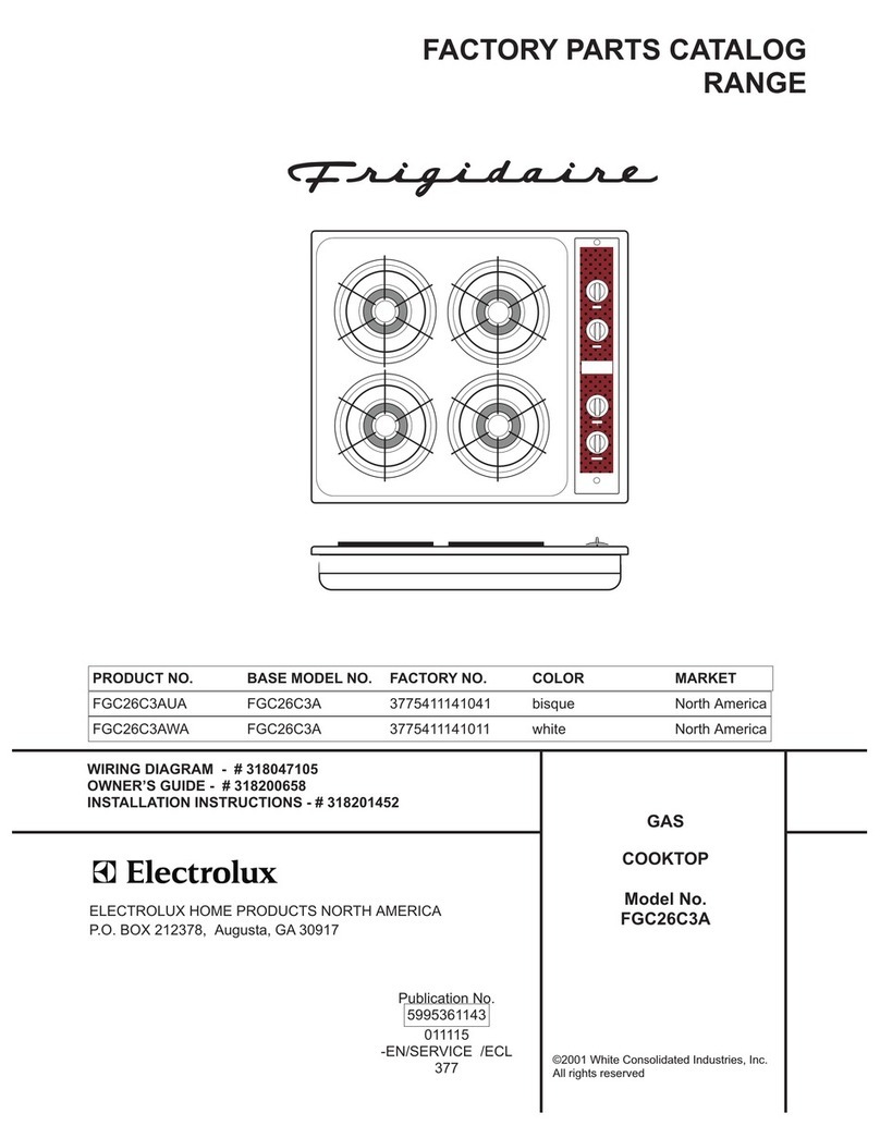 Frigidaire FGC26C3A Factory parts catalog