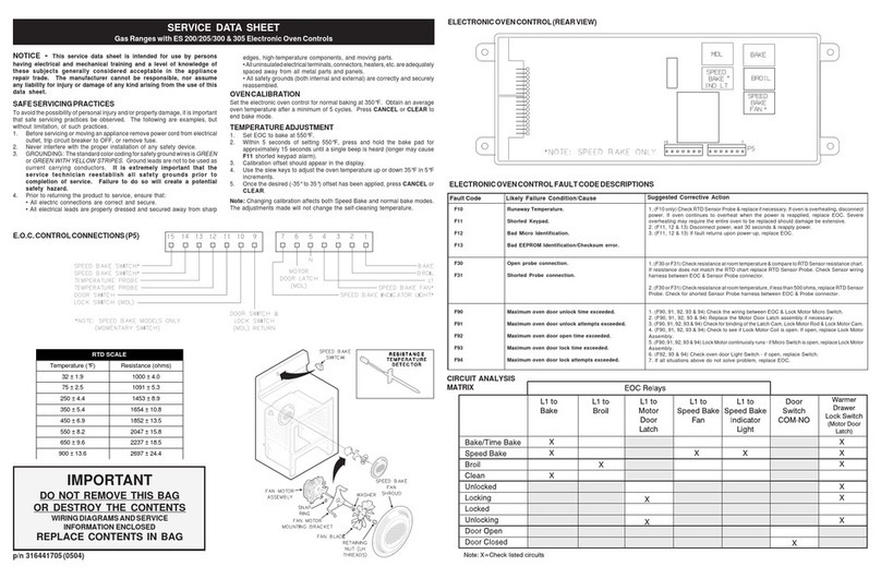 Frigidaire FGF375GCB User guide