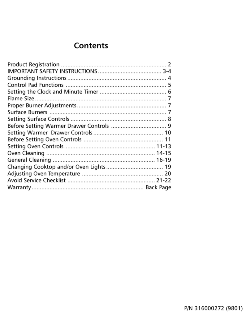Frigidaire FGF367CGSB user guide