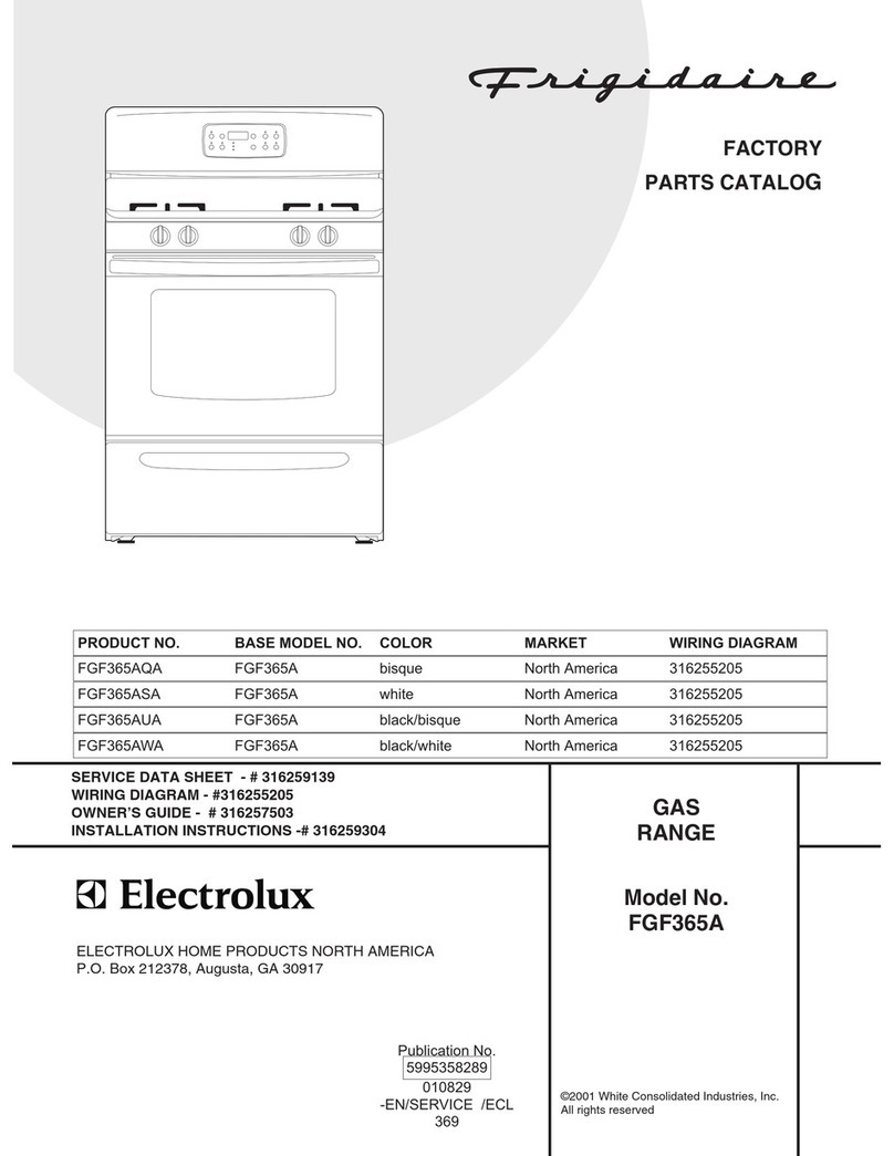 Frigidaire FGF365A User manual