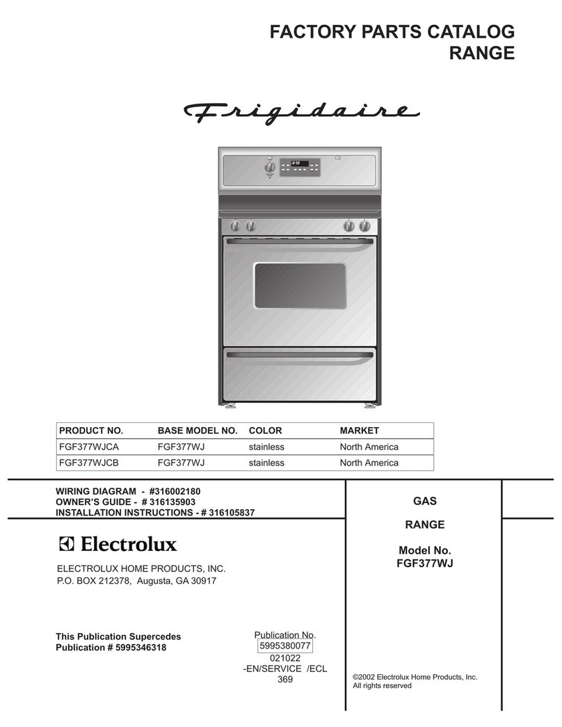 Frigidaire FGF377WJ User manual