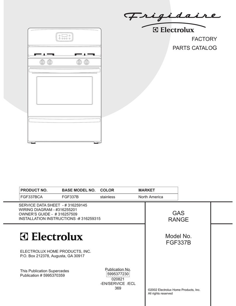 Frigidaire FGF337B User manual Frigidaire FGF337B User manual