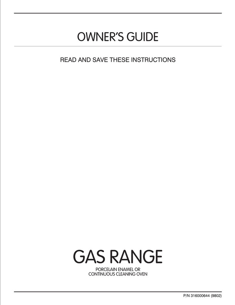 Frigidaire FGF326WGTB User manual