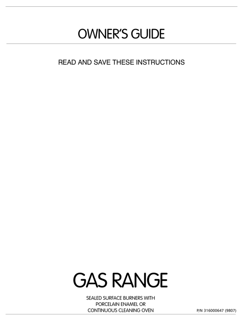 Frigidaire FGF326WGTE User manual