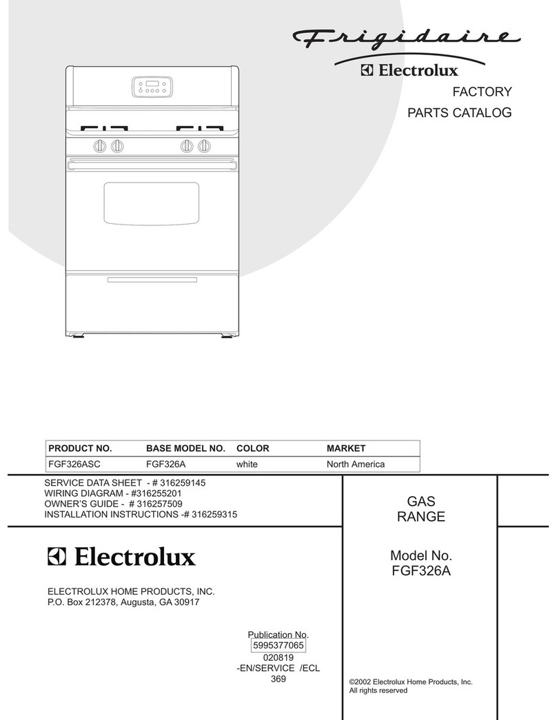 Frigidaire FGF326A User manual