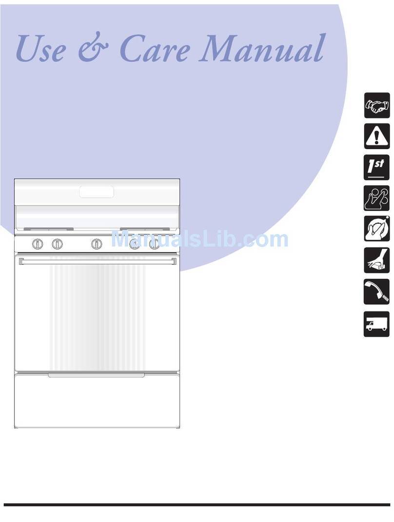 Frigidaire FGF318MXECA Use & care manual