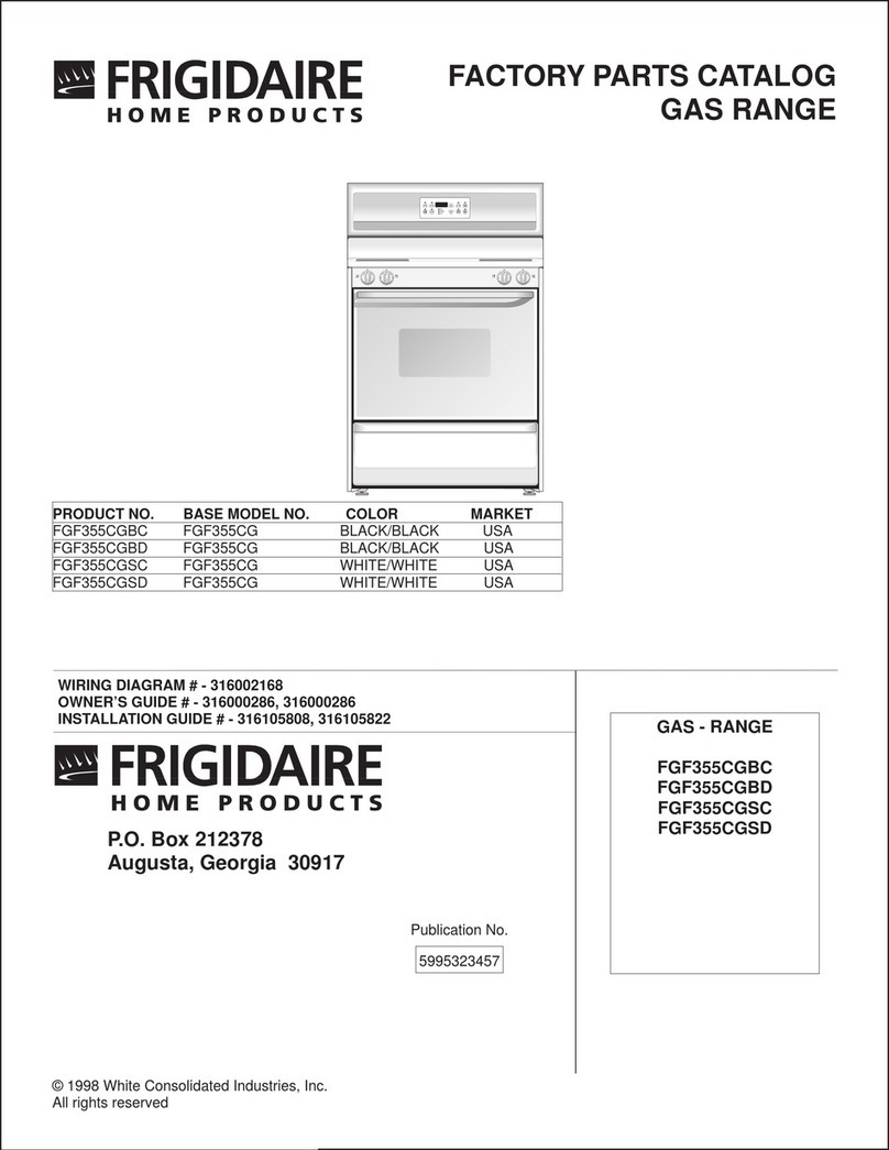 Frigidaire FGF355CGBC User manual