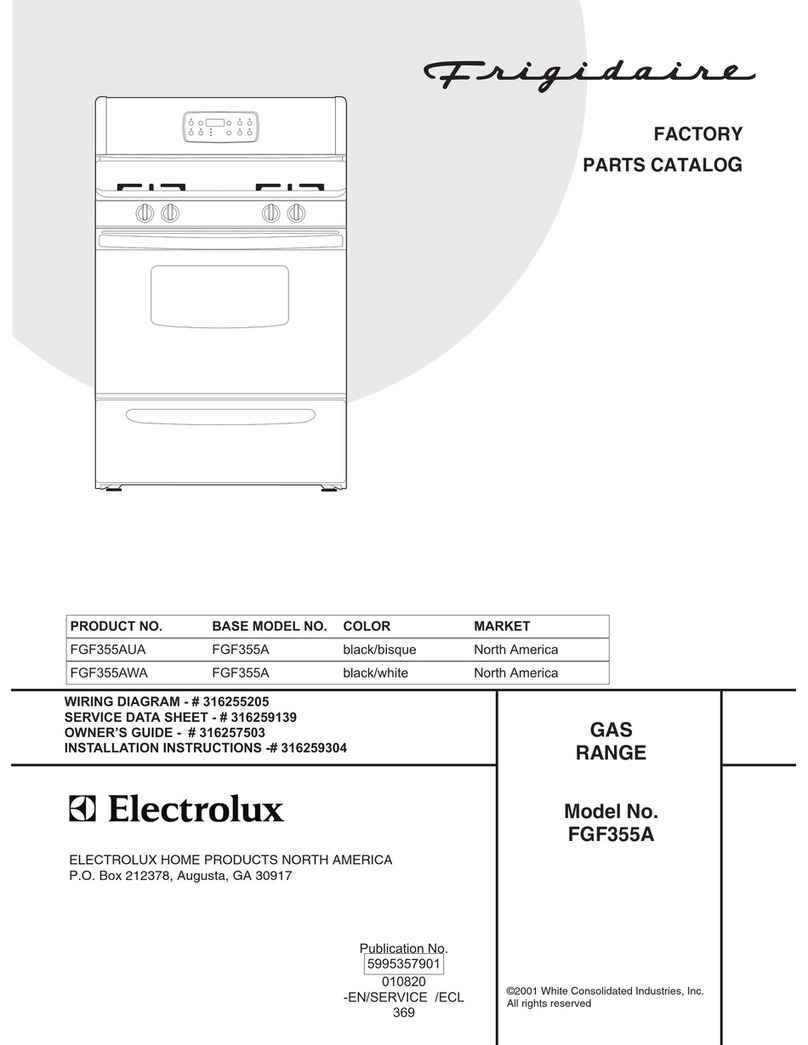 Frigidaire FGF355A User manual