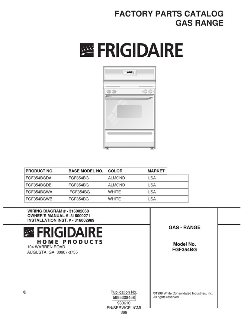 Frigidaire FGF354BG User manual