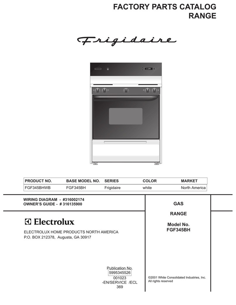Frigidaire FGF345BH User manual