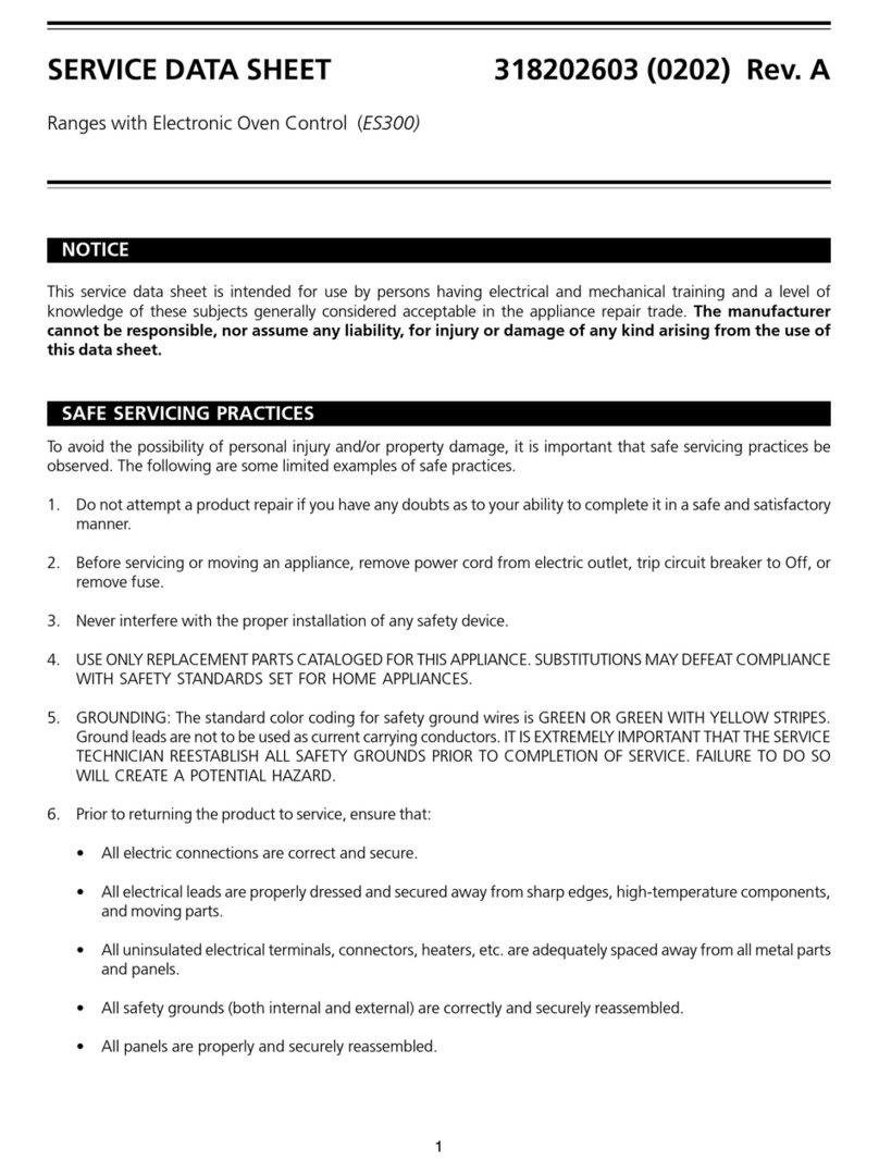 Frigidaire FEF455BBE User guide