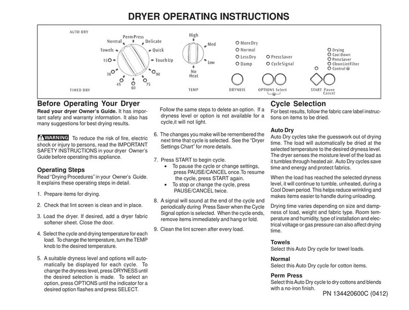 Frigidaire FEFB9100ES0 User manual Frigidaire FEFB9100ES0 User manual