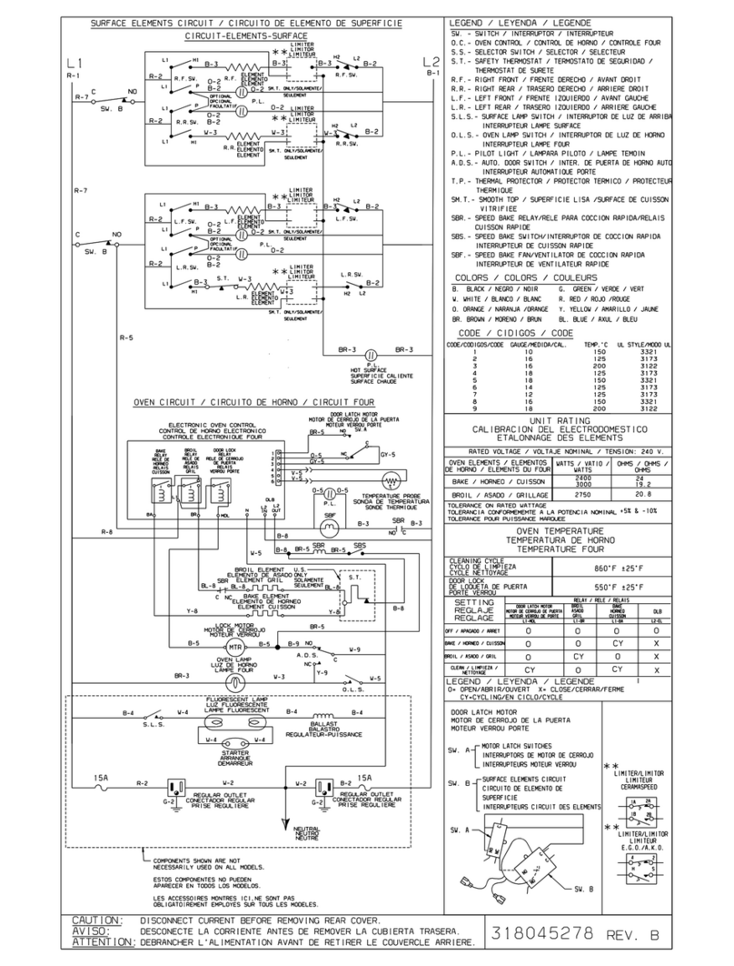 Frigidaire FEFB68CJSA Quick start guide Frigidaire FEFB68CJSA Quick start guide