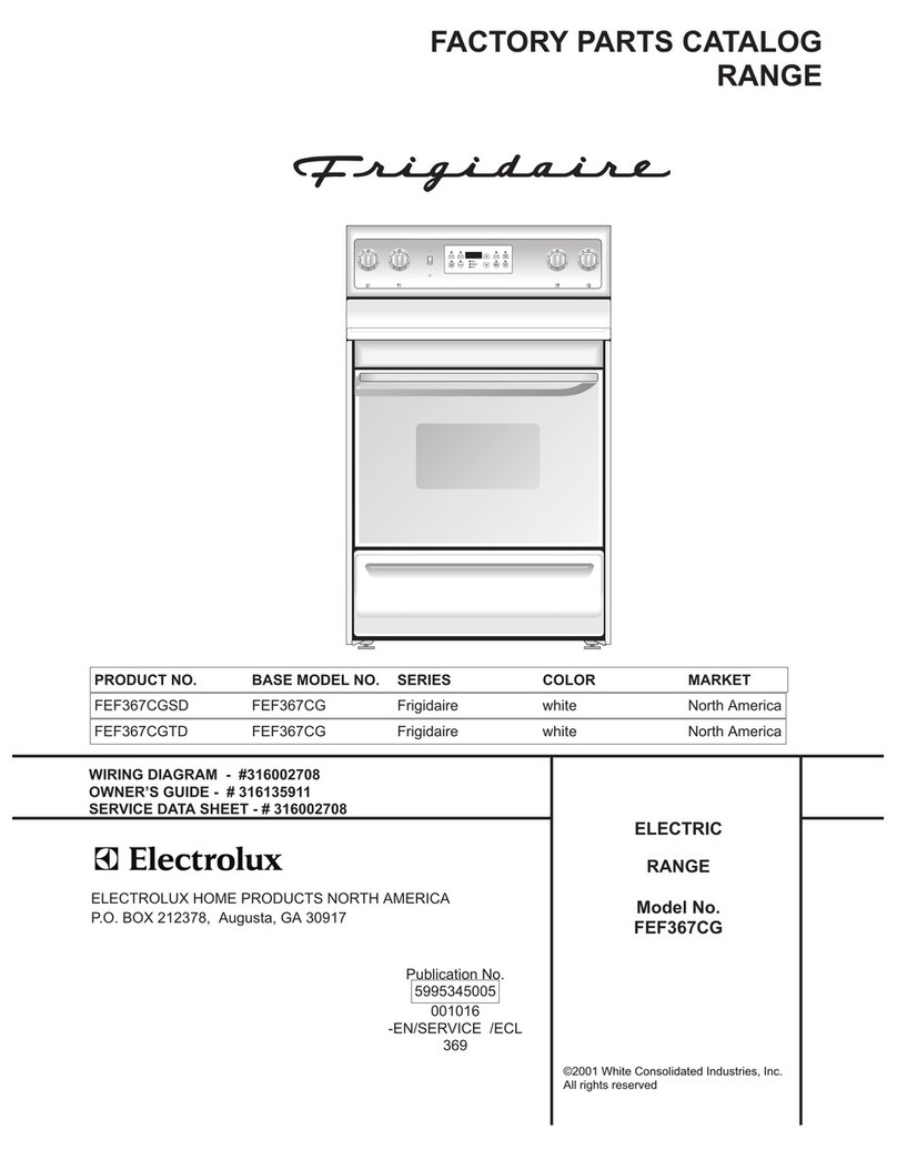Frigidaire FEF367CG User manual