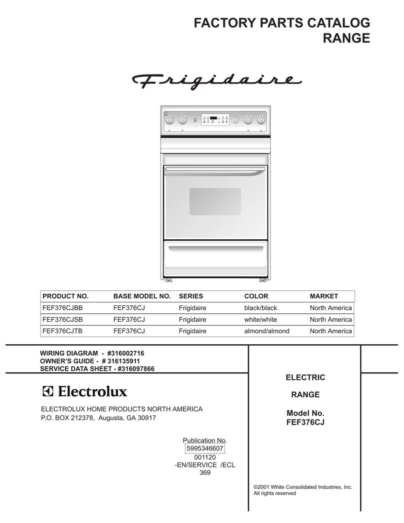 Frigidaire FEF376CJ User manual