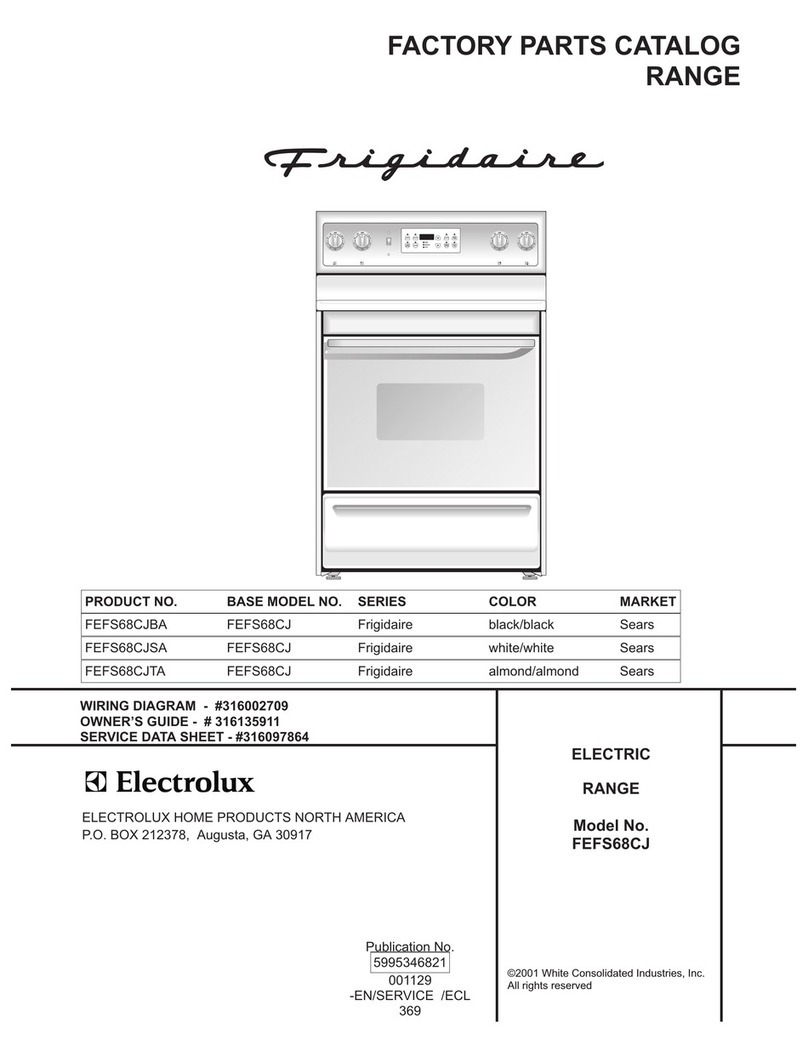 Frigidaire FEFS68CJ User manual