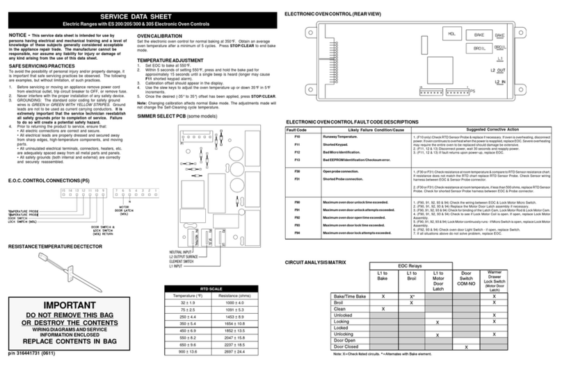 Frigidaire FEFS52DSD User guide
