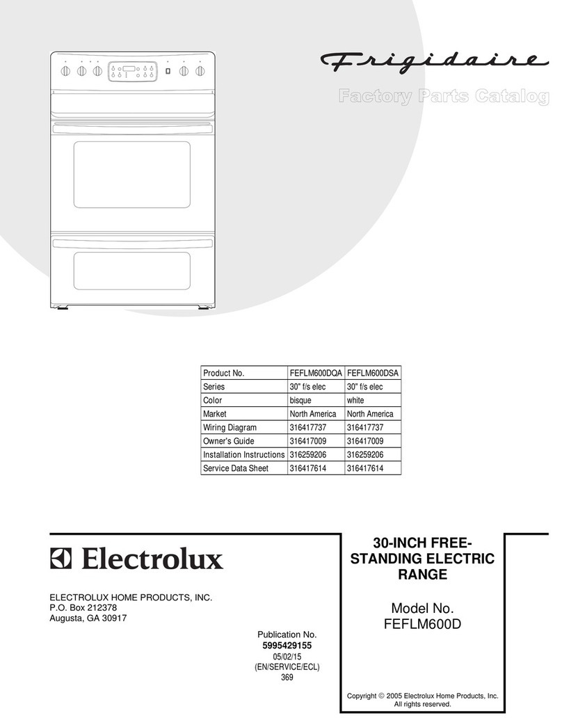 Frigidaire FEFLM600D User manual Frigidaire FEFLM600D User manual