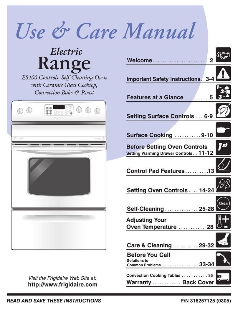 Frigidaire FEFL8ABC User manual
