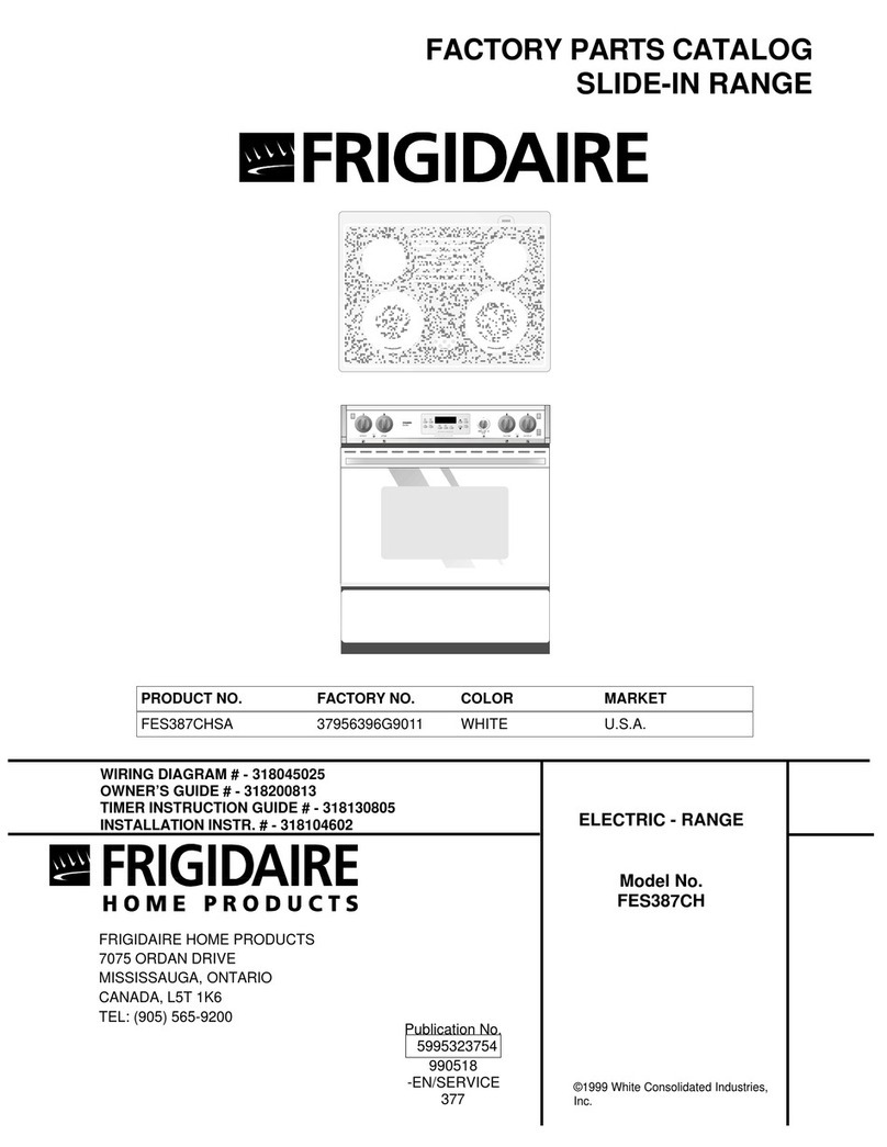 Frigidaire FES387CH User manual