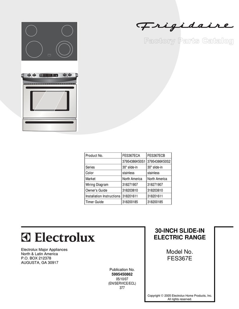 Frigidaire FES367E User manual