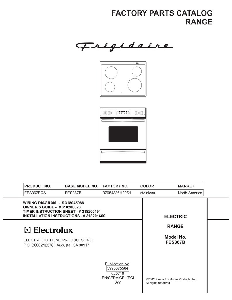 Frigidaire FES367B Factory parts catalog