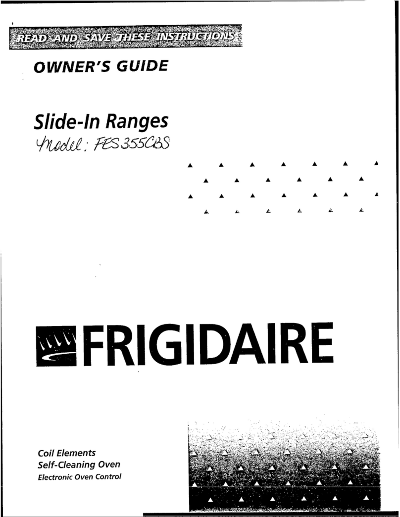 Frigidaire FES355CBS User manual