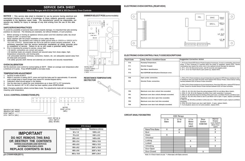 Frigidaire FEFL67DCK User guide