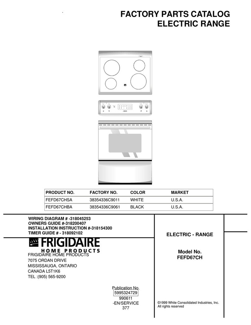 Frigidaire FEFD67CH User manual Frigidaire FEFD67CH User manual