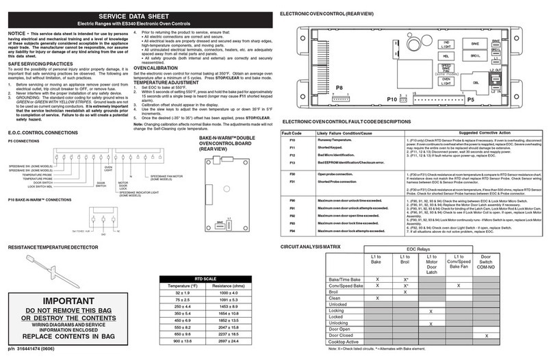 Frigidaire FEFBMZ96FCB User guide