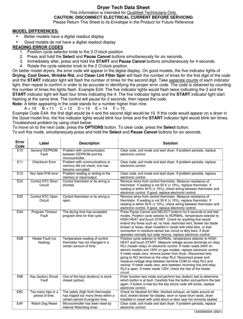 Frigidaire FEFB9200ES0 Instruction Manual