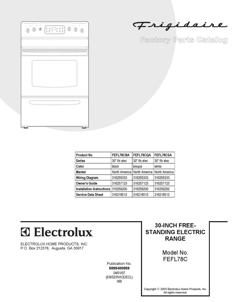 Frigidaire FEFL78C User manual Frigidaire FEFL78C User manual