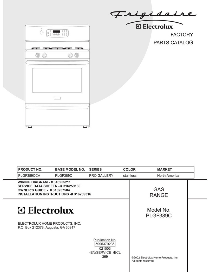 Frigidaire PLGF389C Factory parts catalog