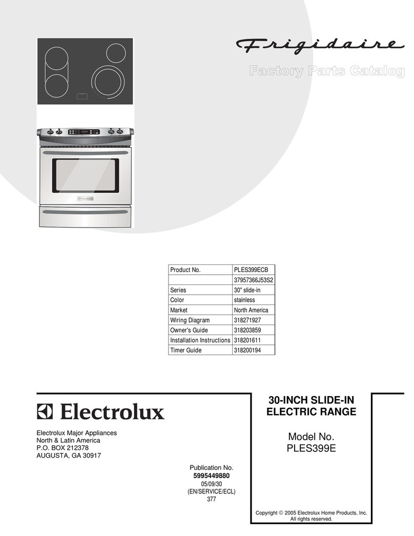Frigidaire PLES399E Manual