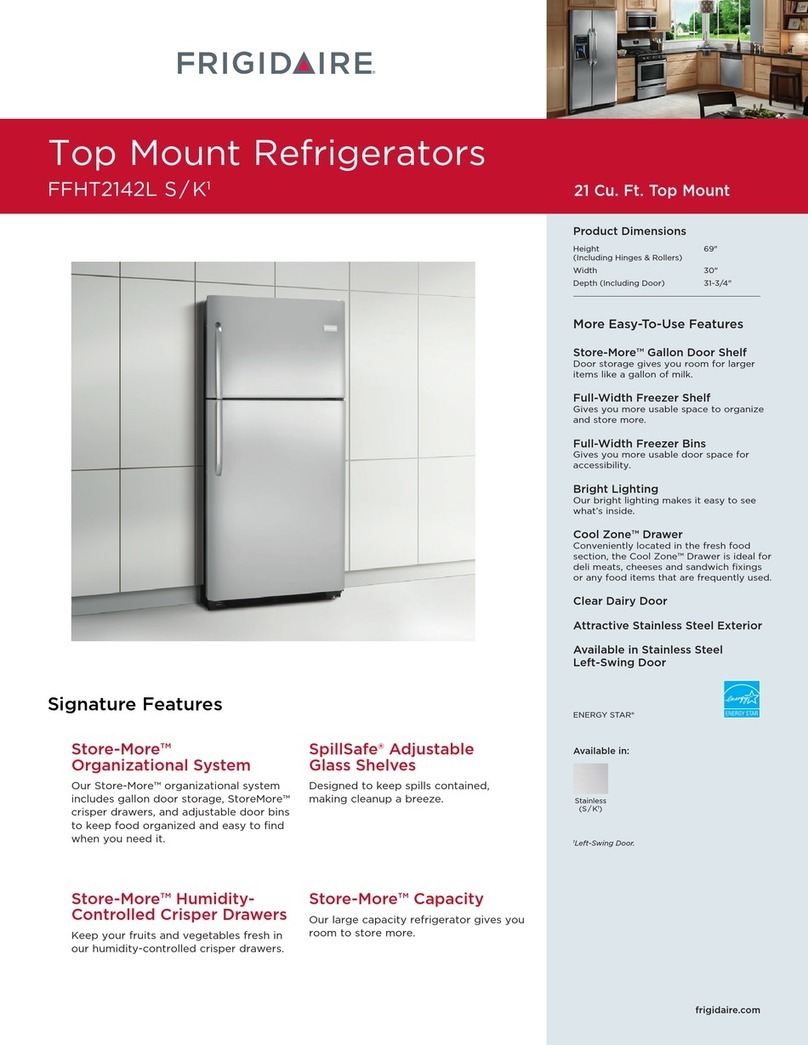 Frigidaire FFHT2142LK Specifications