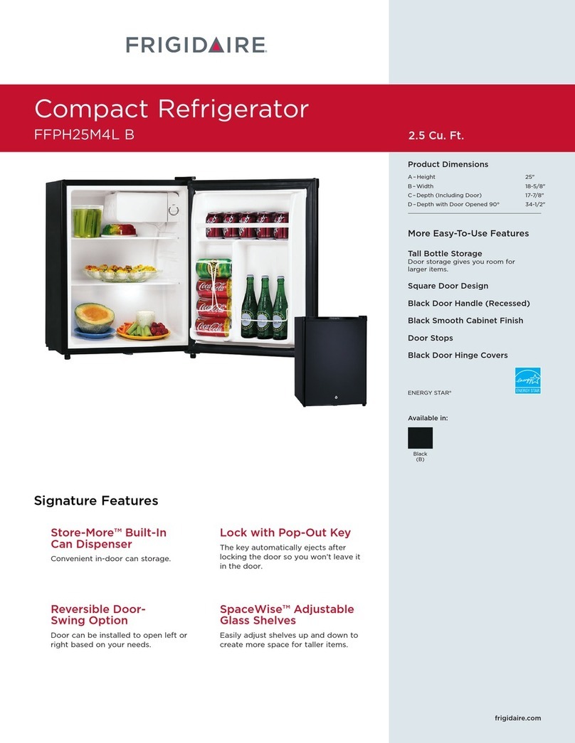 Frigidaire FFPH25M4L User manual