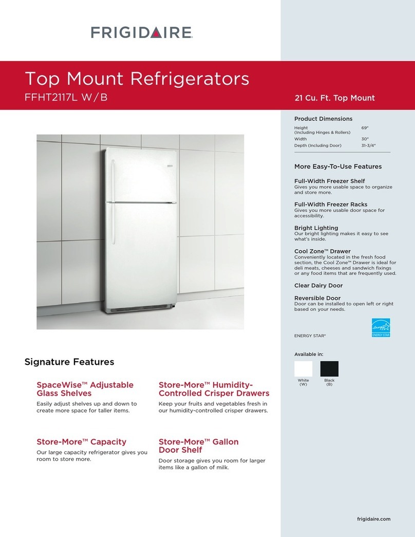 Frigidaire FFHT2117L W User manual