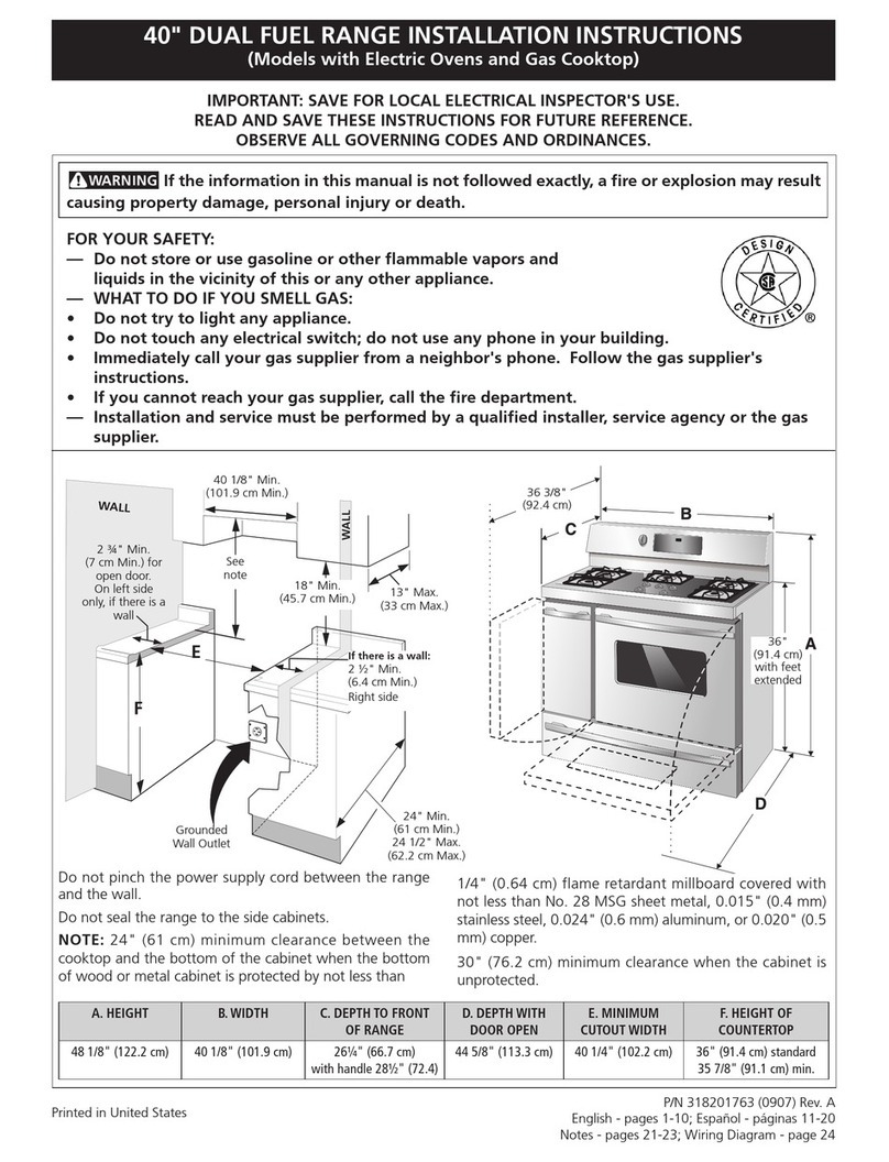 Frigidaire Professional FPDF4085KF User manual