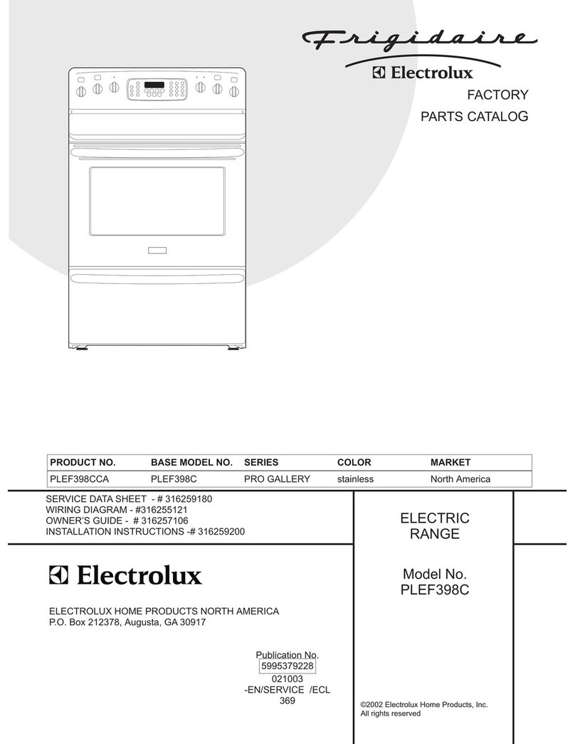 Frigidaire PLEF398C User manual