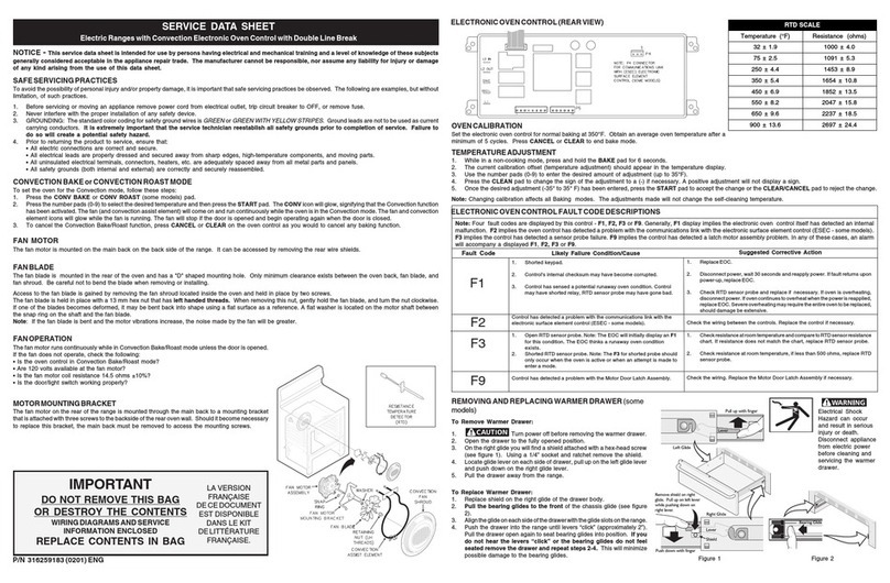 Frigidaire PLEF398CCB User guide