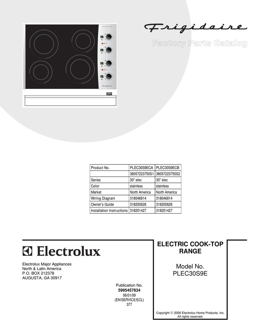 Frigidaire PLEC30S9E User manual